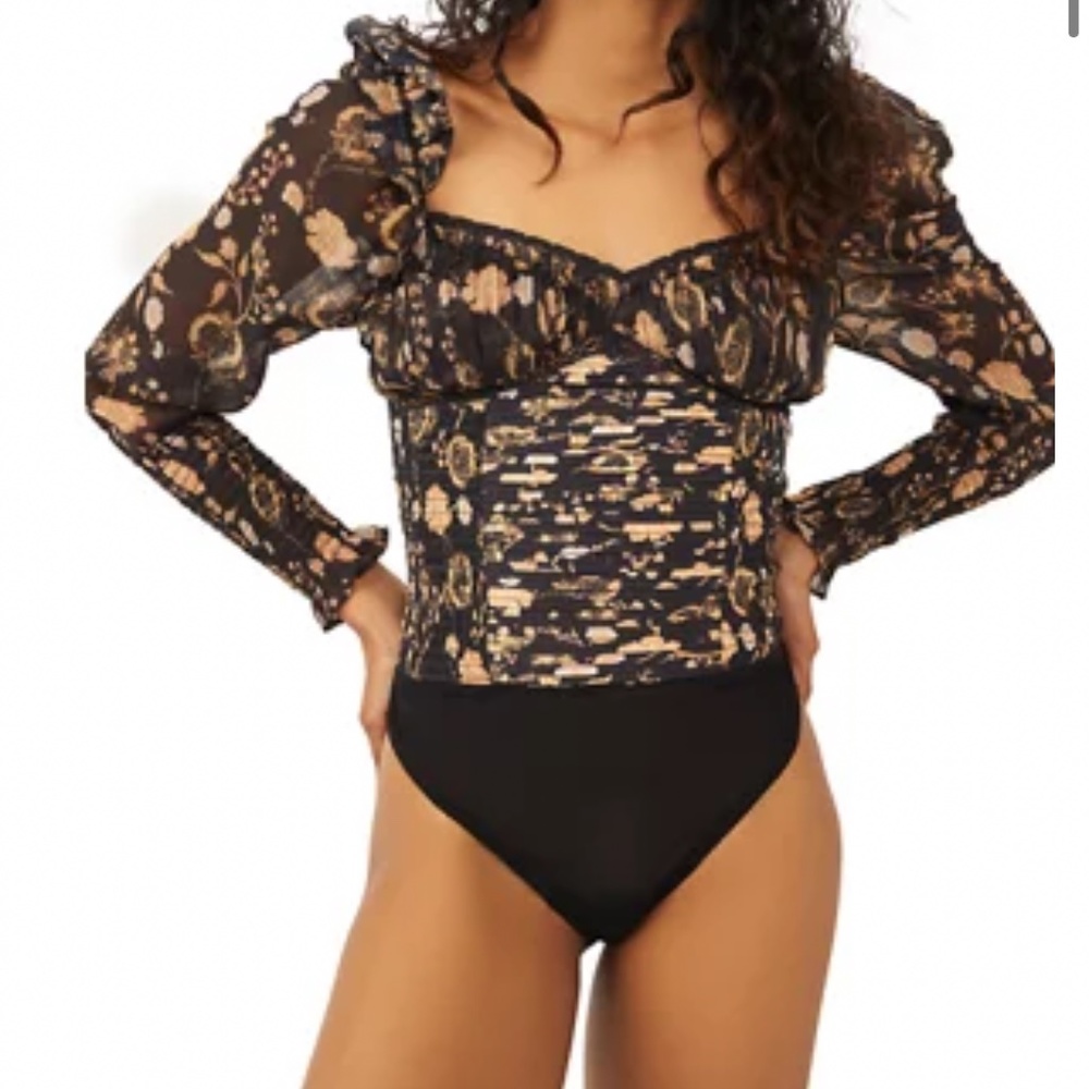 Free People Brunch Date Bodysuit